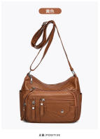 Bolso de hombre para Mujer, de Piel sintética, con textura de gran capacidad, moda, sencillo, para Madres de Mediana Edad. - details 22