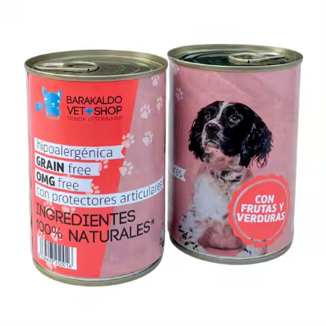 Comida Húmeda Para Perros Hypoallergenic Grain Free Jabalí Y Ciervo Barakaldo Vet Shop 380 Gr - 1