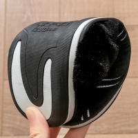 Pantuflas De Casa Para Hombre Talla Grande 50-51 Cuadros De Poliéster Espuma De Memoria Invierno Plush Interior Calientes Antideslizantes Negro - details 11