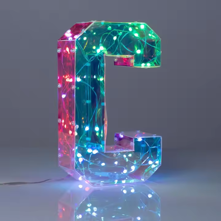 LETTER-C LED BRILLANTE- - 1