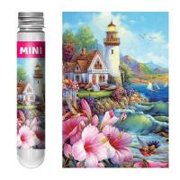 Rompecabezas De Tubo De Prueba 150pcs Juego Educativo Familiar De De Decompresión Romántico Pueblo Sakura Con Estilo De Rompecabezas De Papel Para Todas Las Edades - details 2