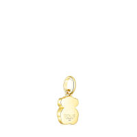 Colgante de oso de piedra preciosa natural de plata esterlina S925, accesorio de collar de bricolaje de lujo que combina con todo - details 15