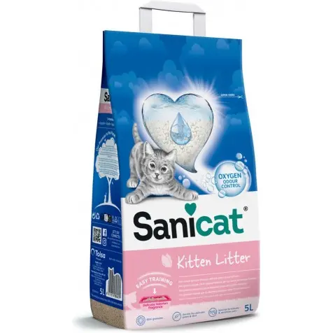 Arena Sanicat Kitten Litter para Gatos 5 L - 1
