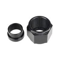 Adaptador De Tubo Recto AN4 AN6 AN8 AN10 AN12 Aluminio Anodizado Negro Universal Para Suministro De Combustible Y Tratamiento - details 4