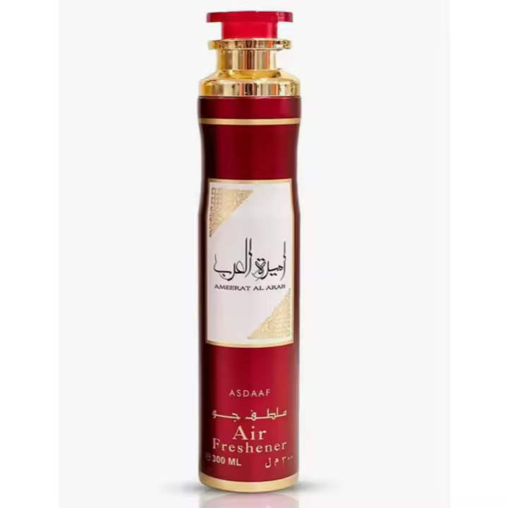Ambientador Ameerat Al Arab by Lattafa 300ml – Spray Perfumado Árabe para Casa, Coche y Ropa con Aroma Duradero y Elegante - 1