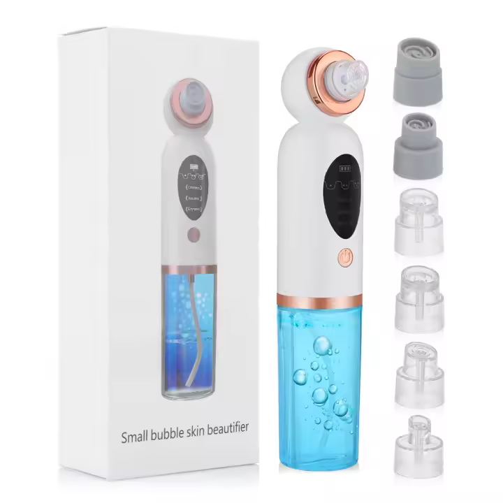 Eliminador de espinillas al vacío, Limpiador Facial eléctrico de Poros, eliminación de espinillas Negrees, recargable por USB, accesorios de limpieza Facial de Cico de Agua - 1