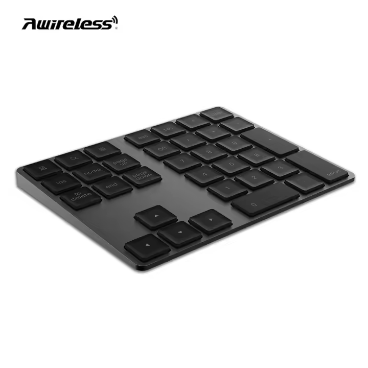 Entrada DE DATOS recargable del teclado del número 34-Key compatible para MacBook - 1