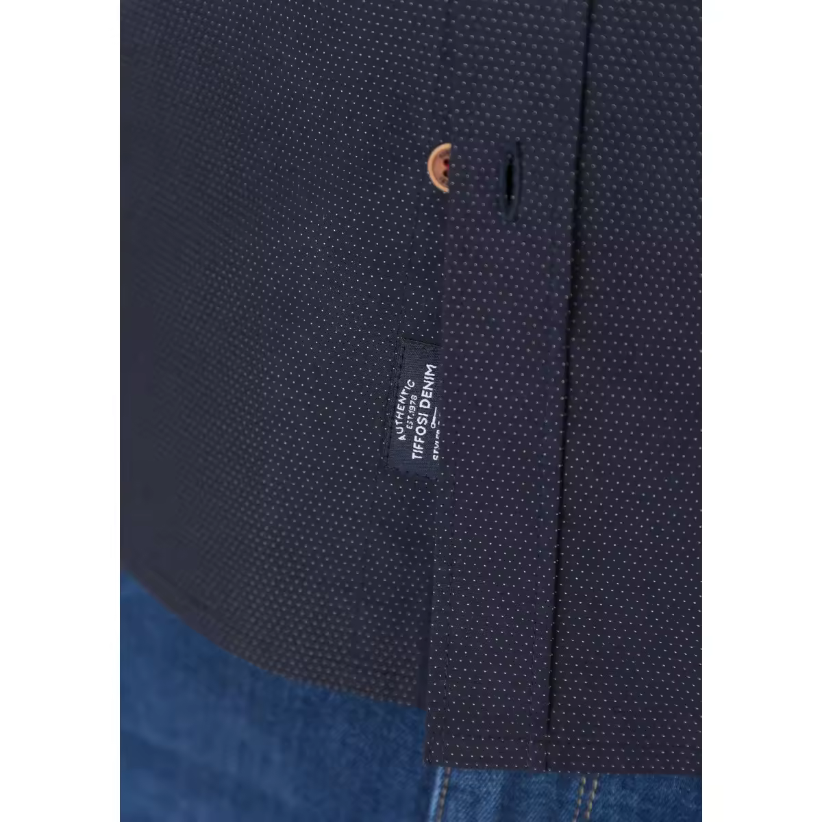 Camisa Tiffosi 10021473 Nigeria azul marino - details 3