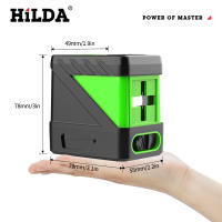 Nivel De Láser HILDA 2 Líneas Auto Nivelado Con Rayos Verdes Línea Horizontal Y Vertical Láser Inteligente Tamaño Compacto - details 4