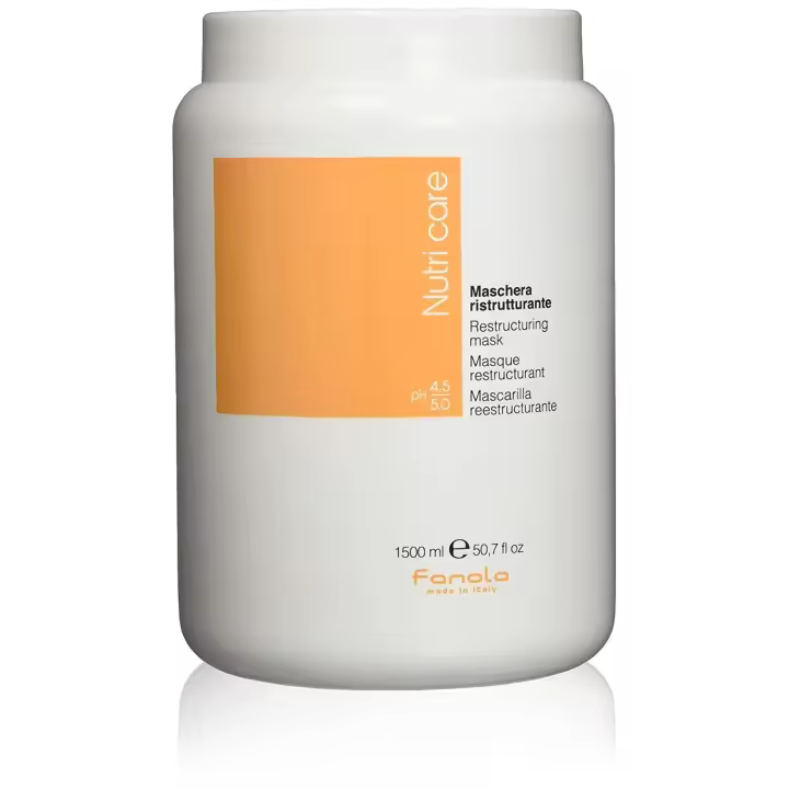 Mascarilla Fanola Reestructurante para pelo dañado 1500ML, con olor a caramelo - 1
