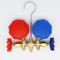 Juego De Medidores De Manifold R410A R22 R134a R404A Para Refrigeración HVAC Con Tubos Y Adaptadores De Conexión Ajustable Para Servicio De Recarga - details 3