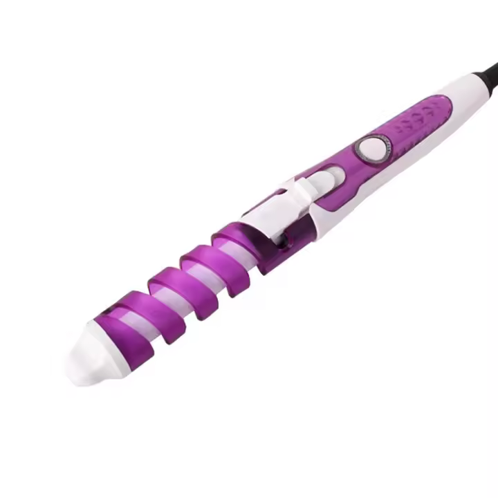Frasco De Cabello Para Mujer Estilo De Moda Portátil Automático Rizador Espiral Fácil De Operar Tijeras Onda - 1