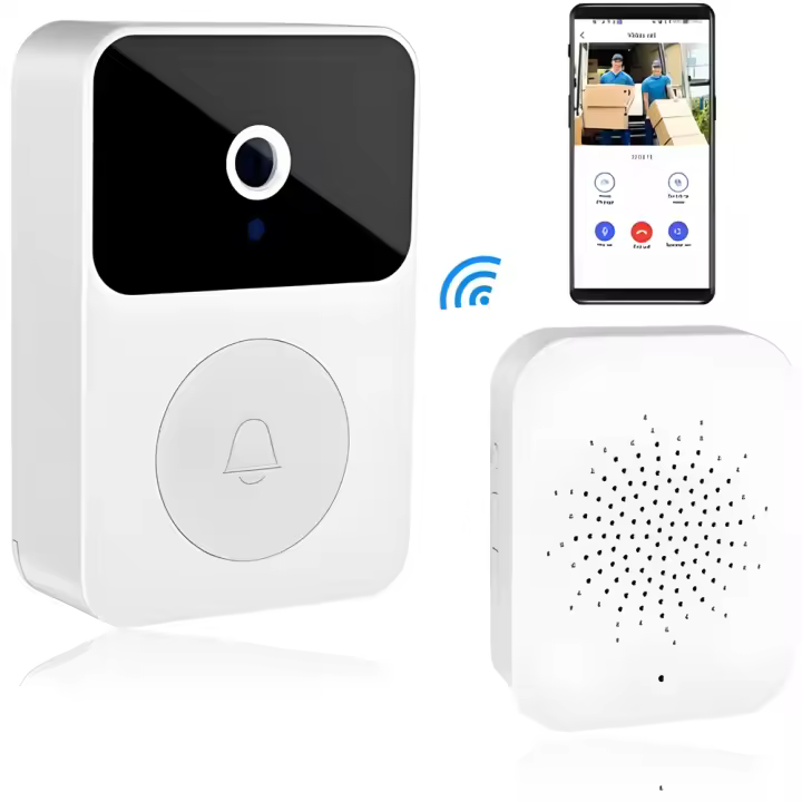 ZVD Timbre inalámbrico con Cámara de Vigilancia Full HD y videoportero con Visión cturna - 1