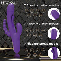 INTOYOU TRIYA VIBRADOR CON LENGUA FLIPPING Y CADENA ANAL JUGUETES SEXUALES - details 0