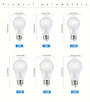 2pcs Bombilla LED E27 Con Sensor De Movimiento PIR Luz Nocturna Automática Para Sala De Estar Iluminación De Parkings 6W-20W AC220V - details 1
