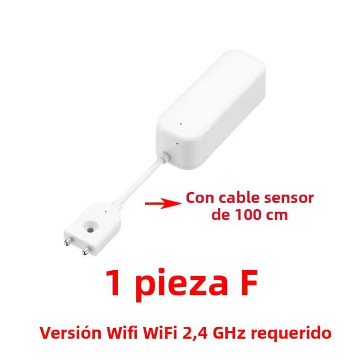 Sensor De Detección De Fugas Inteligente Tuya WIFI Con Alarma Y Control Remoto Por App Sistema De Seguridad Antiflooding Detector De Nivel De Agua - 1