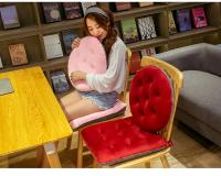 Cojín De Oficina De Velvet Cristal Tamaño 40x40cm 45x45cm Cojín De Asiento Cálido Para Estudiantes Cojín De Butt Para Silla Adecuado Para Sala De Estar Dormitorio Estudio Comedor Espacio Comercial - details 4