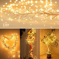 Guirnalda De Navidad De 10M De Plata Con Luces Cadena Para Decoración Exterior Y Interior Jardín Árbol Boda Iluminación De Fiestas 220V - details 6