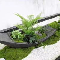 Moss Artificial De Jardín 20g/0.7oz Para Decoración Interior Y Exterior De Plantas Verdes Camuflaje De Mini Escenario De Jardín - details 7