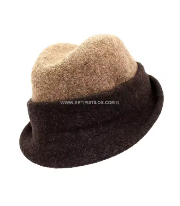 Sombrero de Fieltro de Señora Raíz Lana/poliéster Talla 58 - 1