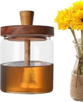 Frasco de Miel, Olla de Miel, Tapa de Madera Miel Jar, Contenedor de Miel de 500ml - details 3
