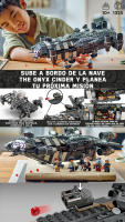 LEGO 75374 Star Wars: Skeleton Crew The Onyx Cinder Set de nave estelar - details 0