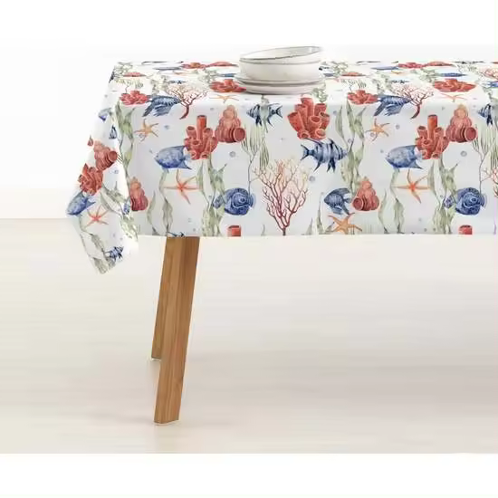 BL BELUM - Mantel Antimanchas Varios Tamaños  - Mantel Tacto Extrasuave Color Multicolor - Mantel 100% Made in Spain Tejido 100% algodón orgánico - Mantel Modelo 0120-413 - 1