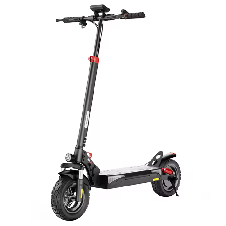 iScooter iX3 Scooter Eléctrico Plegable, Neumáticos Todoterreno Sin Cámara de 10', Motor de 800W, Batería de 10Ah, Velocidad Máxima de 40km/h, Autonomía Máxima de 40km, Altura del Manillar Ajustable, Control a través de App - 1