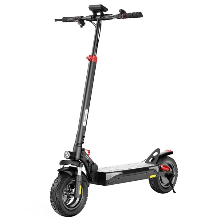 iScooter iX3 Scooter Eléctrico Plegable, Neumáticos Todoterreno Sin Cámara de 10', Motor de 800W, Batería de 10Ah, Velocidad Máxima de 40km/h, Autonomía Máxima de 40km, Altura del Manillar Ajustable, Control a través de App - 1