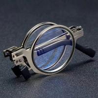 Gafas De Lectura Portátil HD Plegables Para Hombres Y Mujeres Estilo Retro Imitación Ultra-ligero Ovaladas Para Edad Media Y Ancianos - details 1
