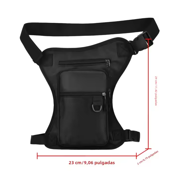 Bolsa Lateral De Motocicleta Impermeable Para Viajes Bolsa De Cintura Para Deportes Al Aire Libre Casual Fanny Pack Hombro Para Hombres Y Mujeres - 1