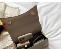 Bolso De Hombro De Cuero PU Sólido Moda Bolso De Mano Para Mujer Casual Bolso Cruzado Con Manija Superior Decoración De Bordado - details 10
