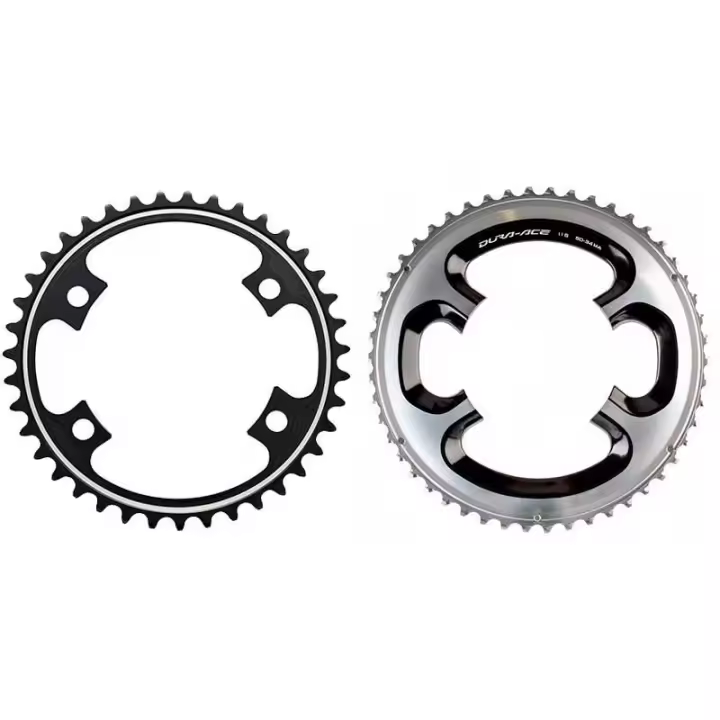 SHIMANO | Plato Dura Ace 9000 2x11v - Plato Carretera Shimano Dura Ace, modelo FC-9000.
Velocidades: 11
Brazos: 4 - 1