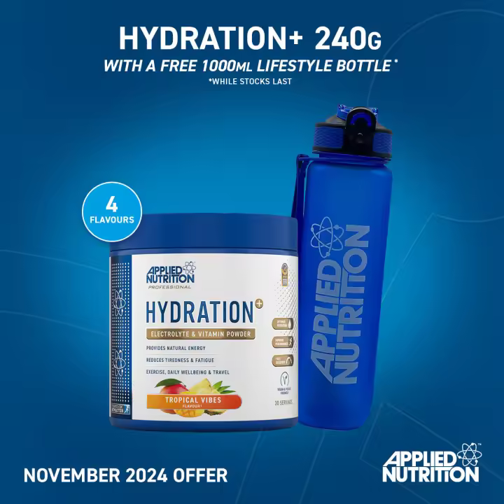 Hydration + Complete Electrolyte & Vitamin Powder 240 gr. Applied Nutrition Ltd - 1