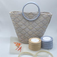 Set De Bordado Para Bolsa De Cesta Auxiliar De Tejido Y Tejer De Plástico Malla Para Accesorios Hechos a Mano Helper De Knit Fácil - details 1