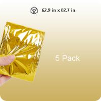 Manta de emergencia de doble cara de Plata Dorada, Manta de Rescate exterior extragrande, Manta Térmica impermeable desmontable de 160x210 cm para senderismo, acampada, supervivencia, botiquín de Primeros Auxilios, manualidades (paquete de 5). - details 2