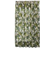 Cortina de cocina con diseño estampadea de planta hojas perennes .90x145cm y 140x150cm.1 panel. - details 2