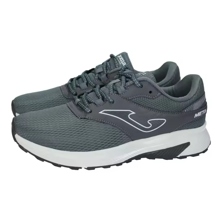 Deportivos marca JOMA para hombre en color gris. Zapatillas Joma para hombre, deportivas gris oscuro, transpirables y con suela amortiguadora. - 1