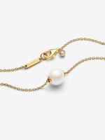 Pandora - Collar de Perlas cultivadas de Agua Dulce-Baño de Oro de 14K - details 0