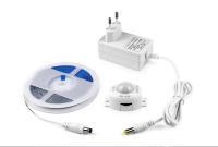 Tira De LED Sensor De Movimiento 1M-5M Luz Nocturna Impermeable Para Armario Cama Cocina Escaleras 12V Sensor De Luz Nocturna Para Dormitorio - details 7
