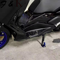 Placa De Soporte Para Pie De Moto CNC Extensión De Pies De Motos Compatible Con YAMAHA XMAX300 XMAX X-MAX 125 250 300 Material De Aluminio - details 0