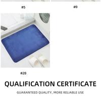 Alfombra De Baño De Espuma De Memoria Deluxe Antideslizante Absorbente Lavable Máquina Versátil Y Elegante Para Decoración Del Baño - details 13