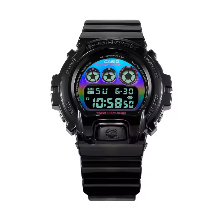 reloj hombre Casio G-Shock Classic DW-6900RGB-1 200m WR resistente a los golpes - 1