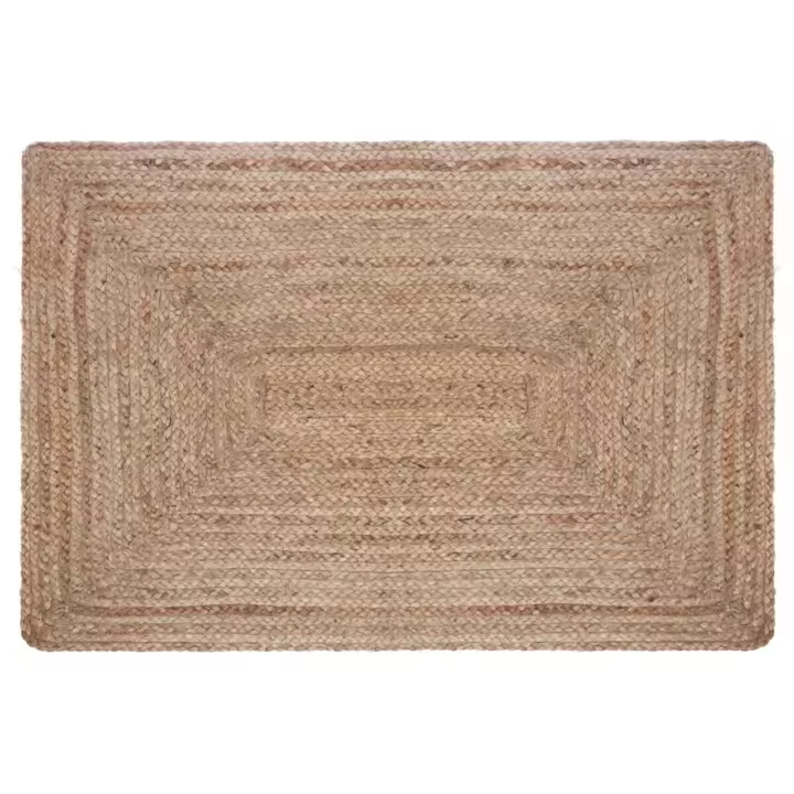 Scalpers Home Alfombra de yute natural 60x90 cm para decoración del hogar - 1