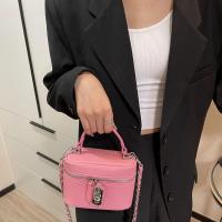 Bolso Cruzado Mini Para Mujer Con Cierre De Bloque Y Moneda Bolso De Hombro De Moda PU Bolsa Para Teléfono Móvil Y Monedero - details 2