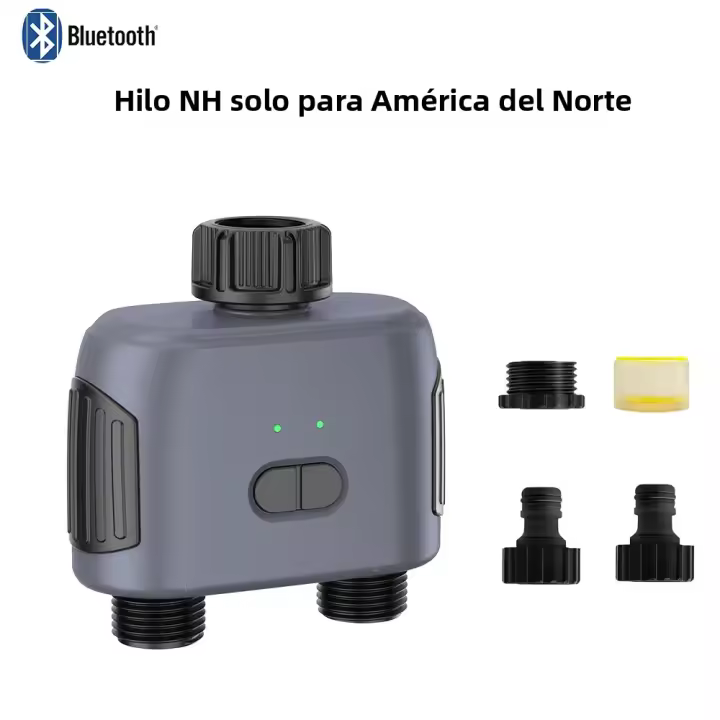 Insoma Timer Automático De Riego Para Jardín 2 Salidas Programador De Riego De Fregadero Herramienta Para Tubo De Riega - 1
