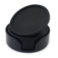 6Pcs Coasters De Silicona Redondos De 10cm Resistentes Al Calor Para Taza De Té Y Café Tapete De Gasa Para Vaso De Vidrio Soporte Para Bebidas Decoración De Mesa - details 11