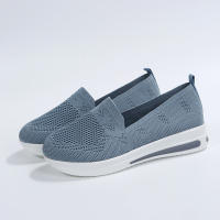 Zapatos de mujer de talla Grande, Nuevos, de Primavera y Verano, Planos, informales, de Malla transpirable, Con Suela Gruesa, Deportivos e informales. - details 3