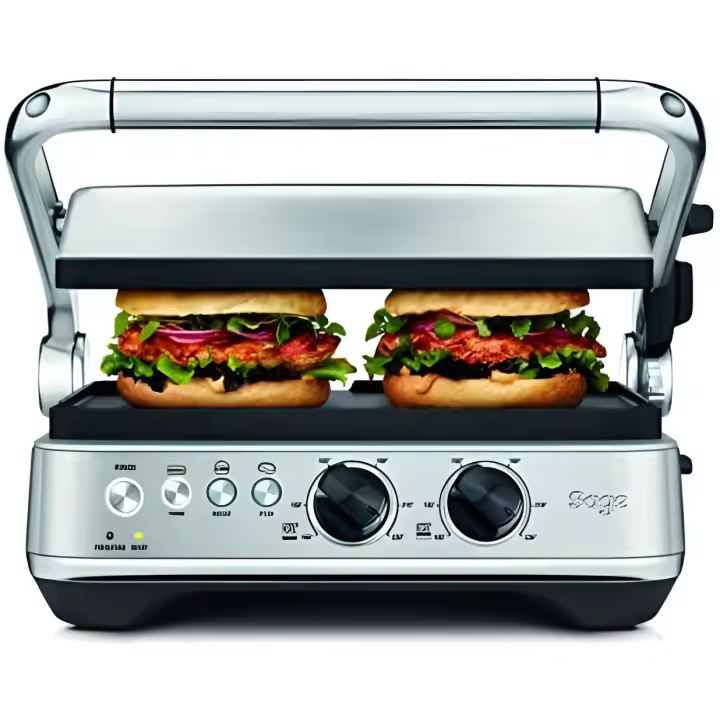 Sage - Grill 1800W con Placas Reversibles - Barbacoa Eléctrica - Fácil de Limpiar - 1