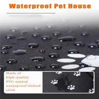 Casa De Gato Impermeable Para Exteriores Villa De Tienda Para Perros Refugio Plegable Para Mascotas Casa De Gatos Collapsible - details 4
